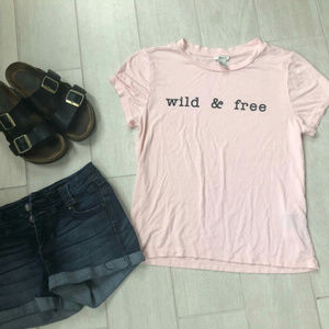 **2 FOR $8** FOREVER 21 WILD AND FREE TEE.